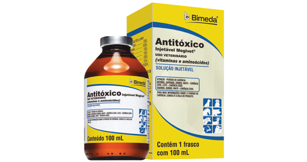 ANTITOXICO INJ 100 ML (24un) - MRVET - Segurança em saúde Animal