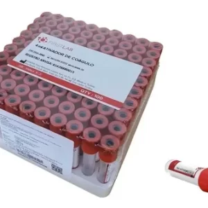 TUBO DE COLETA ATIVADOR DE COAGULO 4 ML 13X75mm
