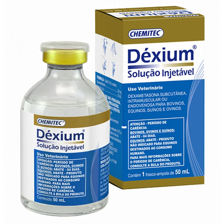 DEXIUM INJETAVEL 50ML CX/16 - MRVET - Segurança em saúde Animal